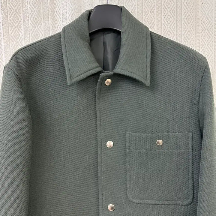 [BUNJANG] System Homme Oversized Wool Trucker Jacket - Khaki / (100)시스템옴므 21FW 오버핏 울 트러커 자켓 카키