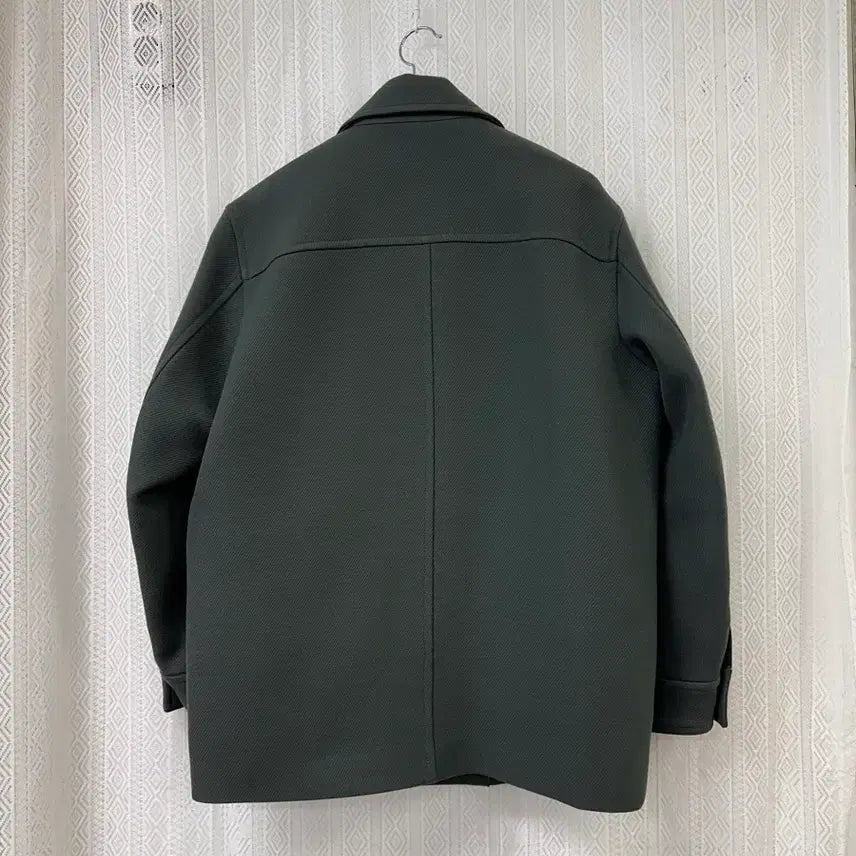 [BUNJANG] System Homme Oversized Wool Trucker Jacket - Khaki / (100)시스템옴므 21FW 오버핏 울 트러커 자켓 카키