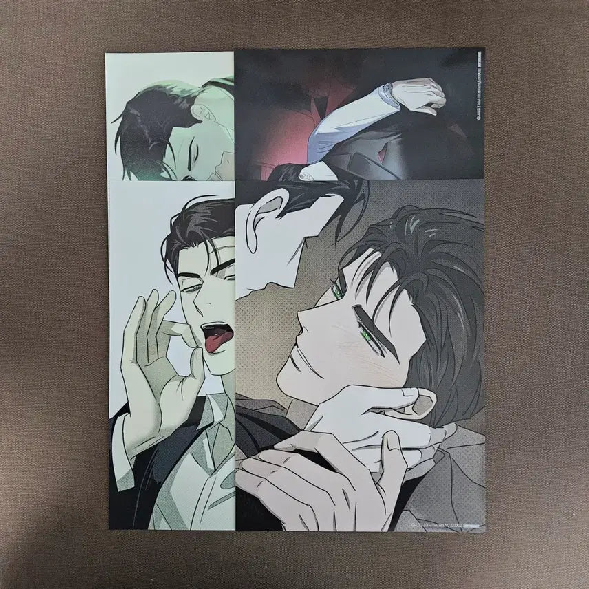 [BUNJANG] Noksaek Jeonsang Mongry Mofun Collaboration Cafe A4 Poster / 녹색전상 : 몽리 모펀 콜라보 카페 5만원 특전 A4 포스터 비엘 BL