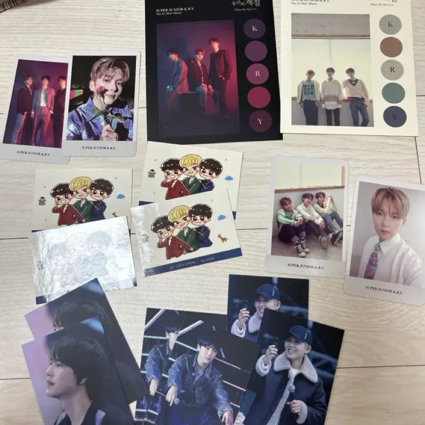 [BUNJANG] Super Junior-KRY 푸르게빛나던우리의계절 Bundle Set / 슈퍼주니어kry 푸르게빛나던우리의계절 일괄