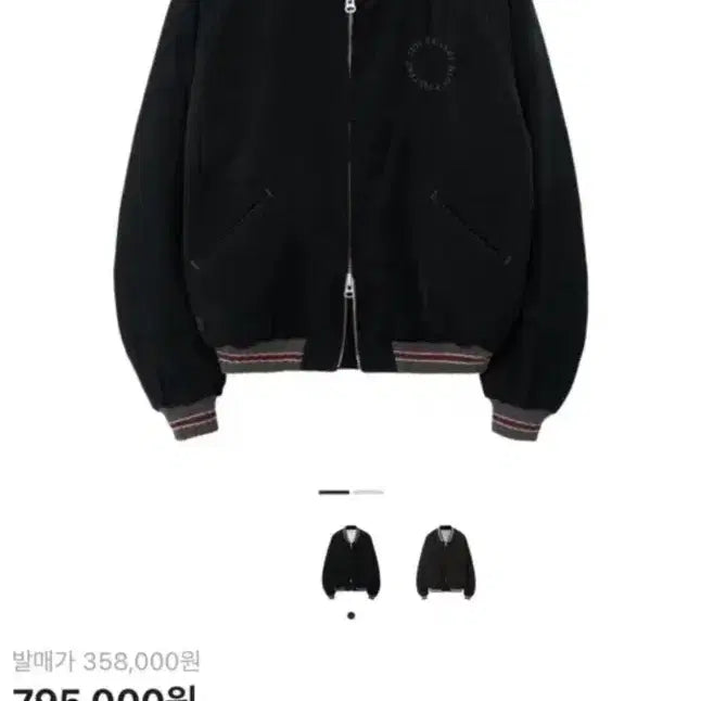 [SOLD OUT] [3] 초판 폴리테루 1011 갤러리 수베니어 자켓 블랙