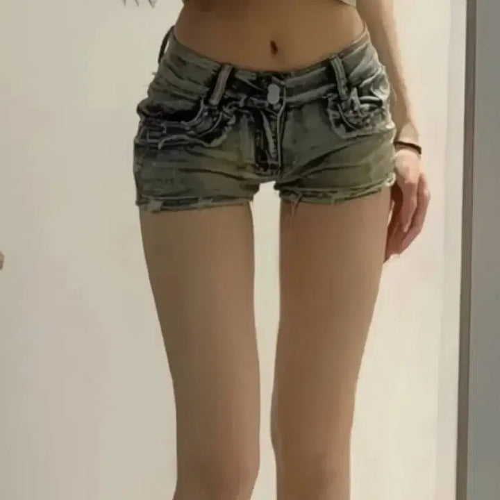 [BUNJANG] Vintage Washed Denim Shorts / 빈티지 워싱 데님 숏팬츠 판매합니다!