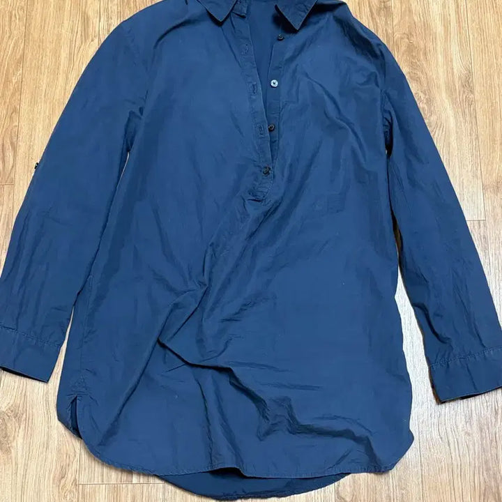 [BUNJANG] DoClasse Vintage Navy Long Shirt / DoClasse 빈티지 남색 롱셔츠 판매합니다!