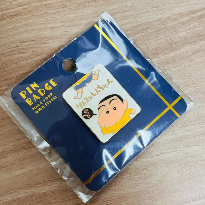 [BUNJANG] Crayon Shin-chan Devil Shin-chan Original Art Vintage Comic Pin Badge (Sealed) / 짱구 데빌구 원화 고전 만화책 핀뱃지 미개봉
