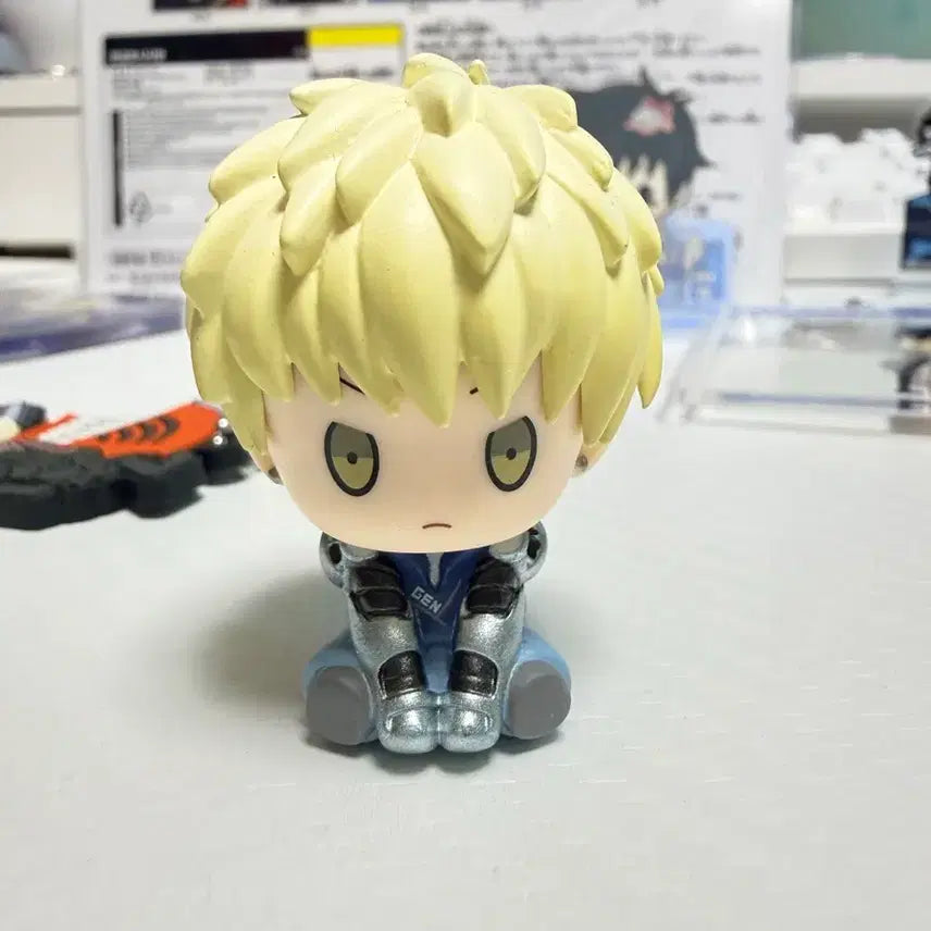 [BUNJANG] One Punch Man Genos Clockwork Figure / 원펀맨 제노스 태엽 가챠 피규어