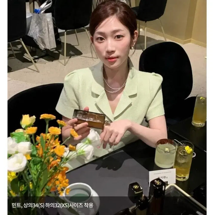 [BUNJANG] Ivana Helsinki Crystal Tweed Jacket (S) / 이바나헬싱키 크리스탈 트위드 자켓 s 텍달린 새상품