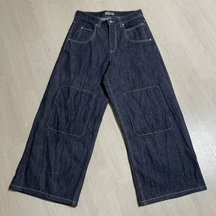 [BUNJANG] Martin Plan Wide Denim Jeans M / 마틴플랜 와이드 데님 팬츠 청바지 M