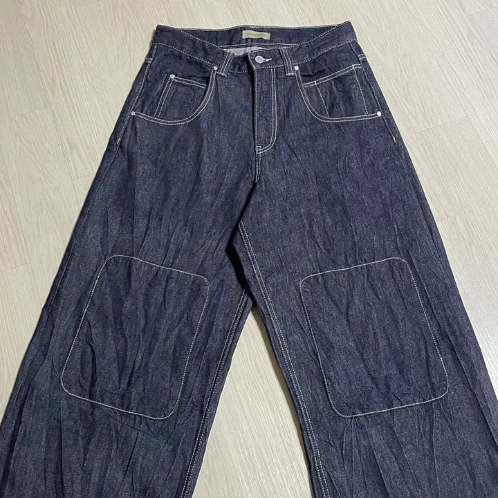 [BUNJANG] Martin Plan Wide Denim Jeans M / 마틴플랜 와이드 데님 팬츠 청바지 M