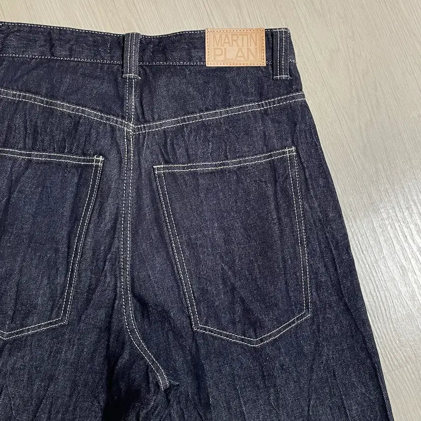 [BUNJANG] Martin Plan Wide Denim Jeans M / 마틴플랜 와이드 데님 팬츠 청바지 M