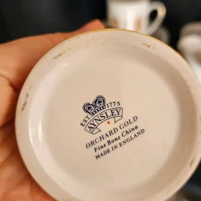 [BUNJANG] Aynsley Orchard Gold Fine Bone China Vase / 앤슬리 Aynsley Orchard Gold 영국 본차이나 화병 / 빈