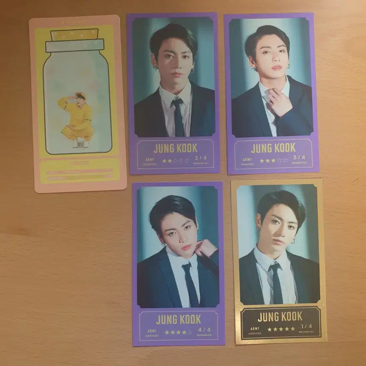[BUNJANG] BTS Jungkook Bang Bang Con Photocard Set / 정국 방방콘 포토카드외 총5장