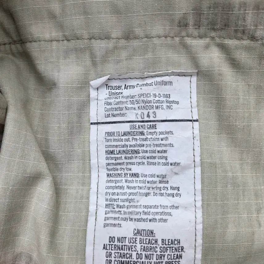 [BUNJANG] US Military Woodland Combat Cargo Pants / 미군 우드랜드 컴뱃 카고 팬츠