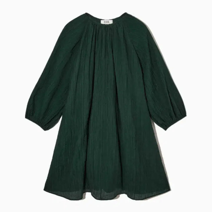 [SOLD OUT] COS 퍼프소매 시어서커 원피스 프리사이즈