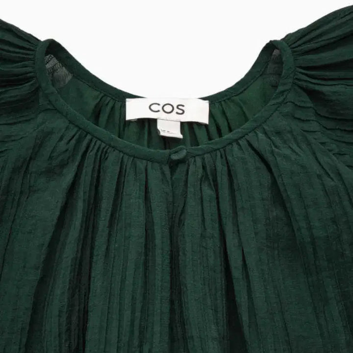 [SOLD OUT] COS 퍼프소매 시어서커 원피스 프리사이즈
