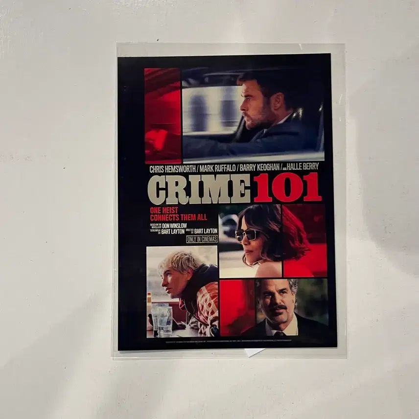 [BUNJANG] Crime 101 Original Ticket Book Poster / 크라임 101 오티북 포스터