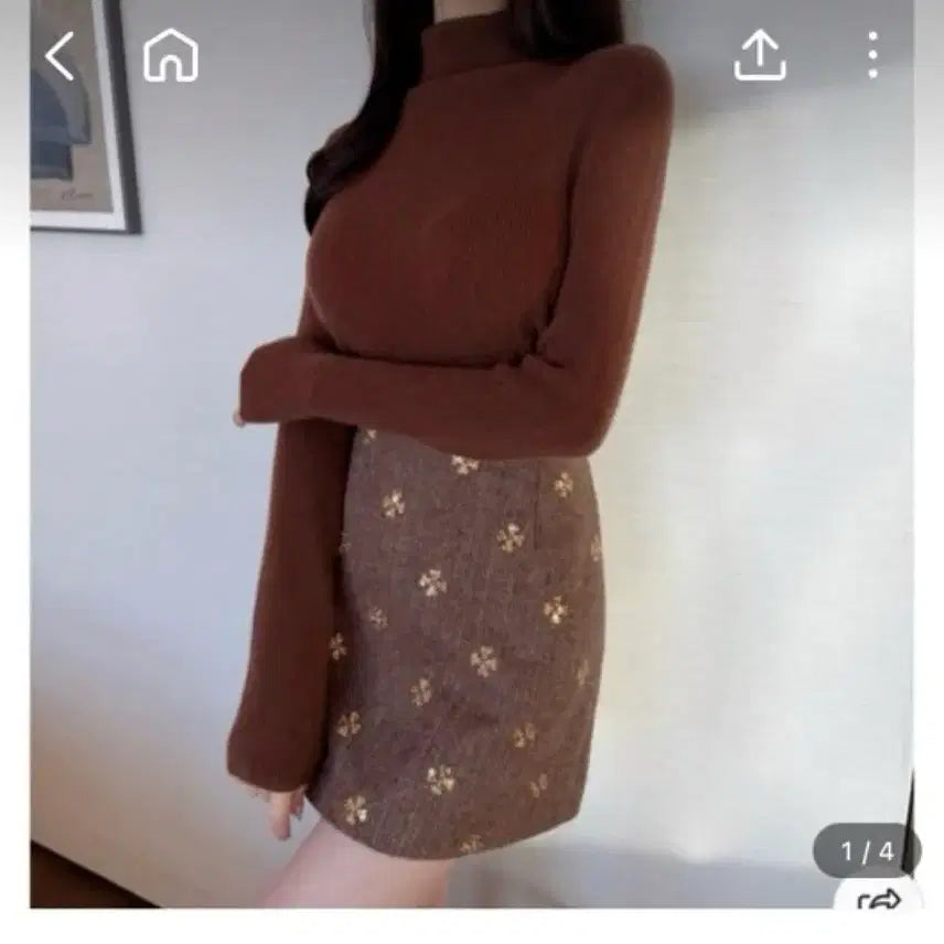 [BUNJANG] Lossom J Rachel Cashmere Turtleneck Knit / 로썸제이 라첼 수입의류 터틀넥 캐시미어 니트