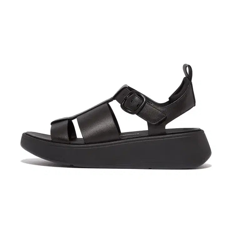 [SOLD OUT] 핏플랍 여성 플랫폼 피셔맨 블랙 샌들 250 새제품