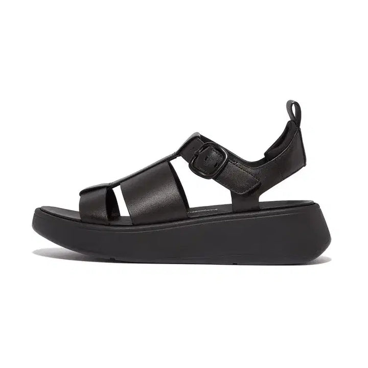 [SOLD OUT] 핏플랍 여성 플랫폼 피셔맨 블랙 샌들 250 새제품