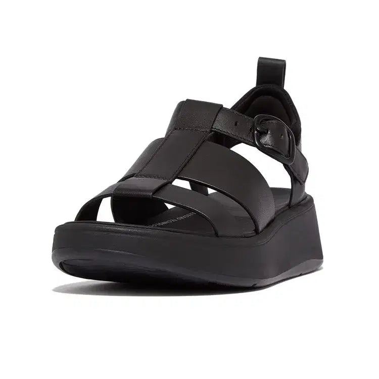 [SOLD OUT] 핏플랍 여성 플랫폼 피셔맨 블랙 샌들 250 새제품