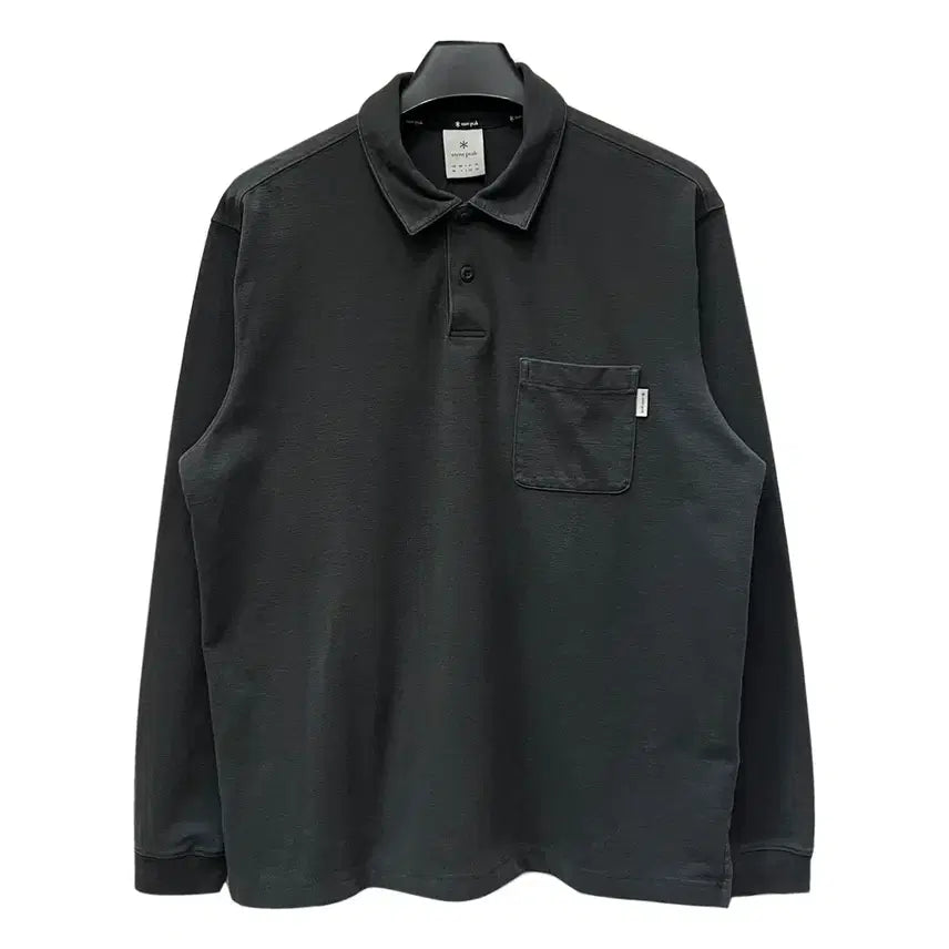 [BUNJANG] Snowpeak Eco Quick Dry Long Sleeve Polo Shirt (105) / 스노우피크 에코 퀵드라이 긴팔 폴로티 105