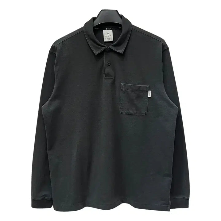 [BUNJANG] Snowpeak Eco Quick Dry Long Sleeve Polo Shirt (105) / 스노우피크 에코 퀵드라이 긴팔 폴로티 105