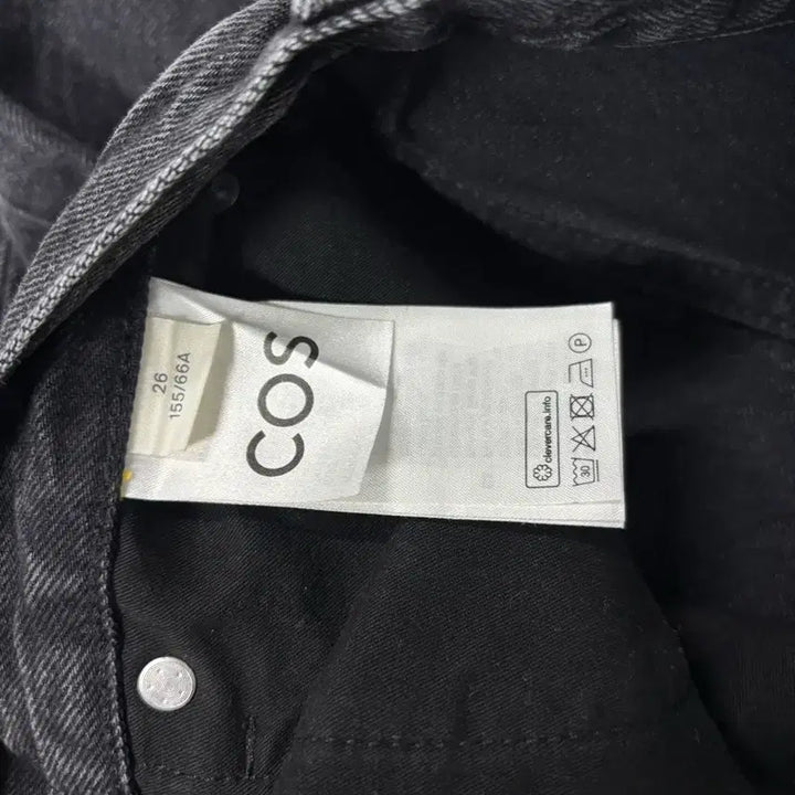 [SOLD OUT] COS 배럴 레그진 블랙진 26