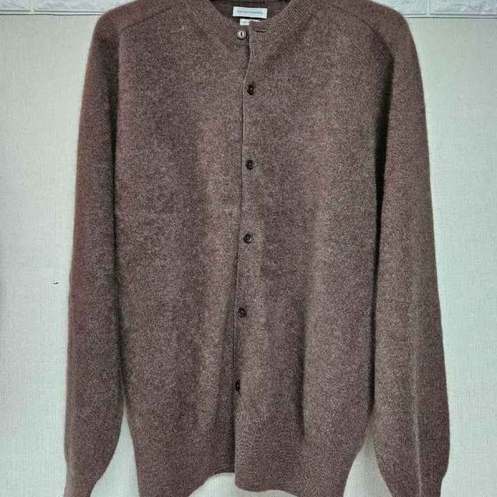 [BUNJANG] Kaptain Sunshine Cashmere Cardigan Brown / 캡틴션샤인(kaptain sunshine)캐시미어 가디건 브라운