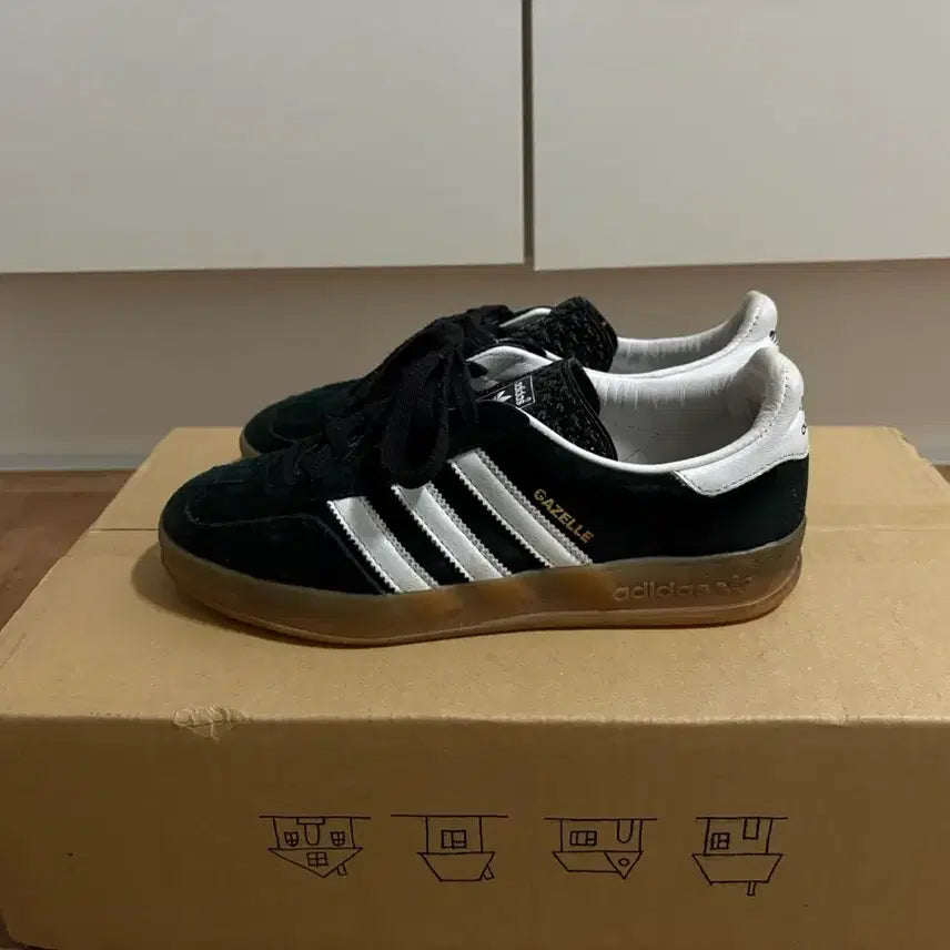 [BUNJANG] Adidas Gazelle Indoor Shoes / 아디다스 가젤 인도어 225