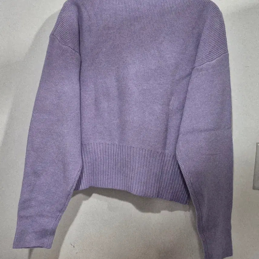 [BUNJANG] Rolarola Light Violet Knit Cardigan / rolarola  로라로라  라이트 바이올렛 니트 가디건