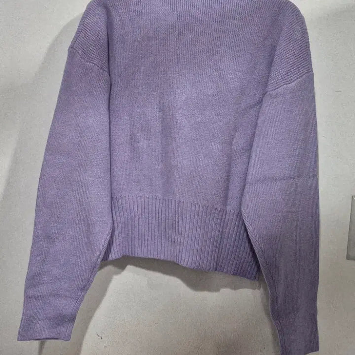 [BUNJANG] Rolarola Light Violet Knit Cardigan / rolarola  로라로라  라이트 바이올렛 니트 가디건