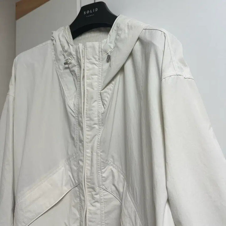 [BUNJANG] Sol Om Beige Layered Shirt Jacket / [50] 솔옴 26ss 베이지 셔츠 레이어드 자켓