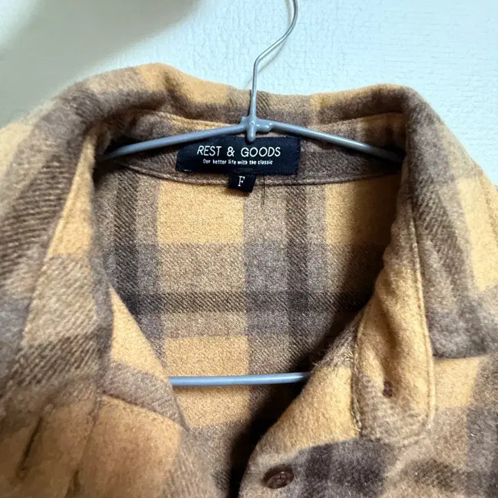 [BUNJANG] REST&amp;GOODS Checkered Shirt Jacket / REST&amp;GOODS 체크 셔츠 자켓