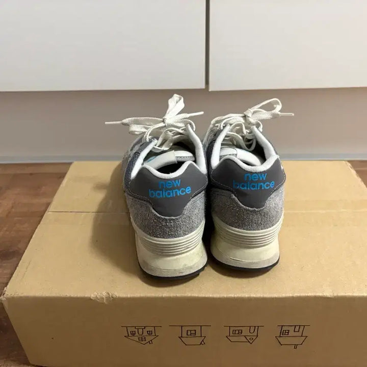 [BUNJANG] New Balance 574 Heritage Gray Sneakers (Size 230) / 뉴발란스 574 헤리티지 그레이 스니커즈 230