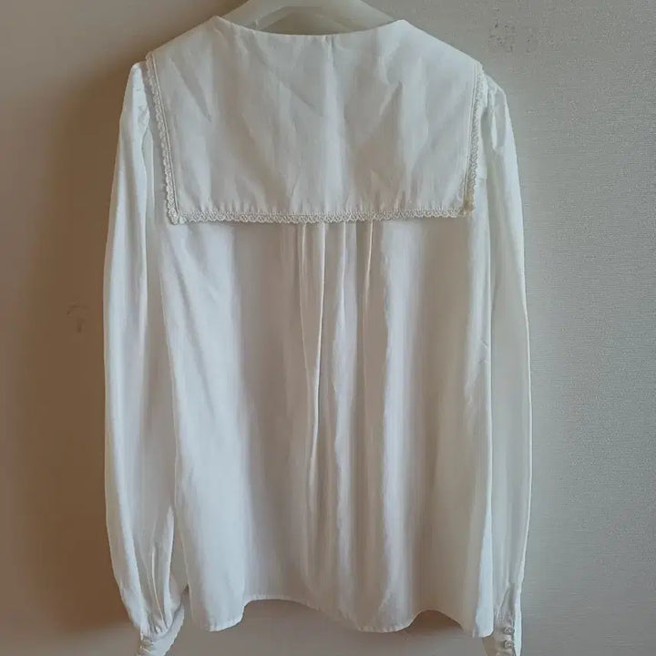 [BUNJANG] LE NINA Ivory Lace Sailor Blouse / 미착용 LE NINA 르니나 블라우스F 판매합니다