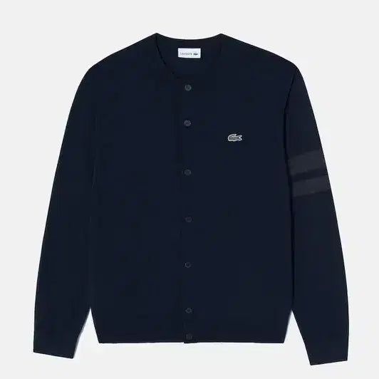 [BUNJANG] Lacoste Round Cardigan Navy 100 / 라코스테 라운드 가디건 네이비 100사이즈 판매합니다.