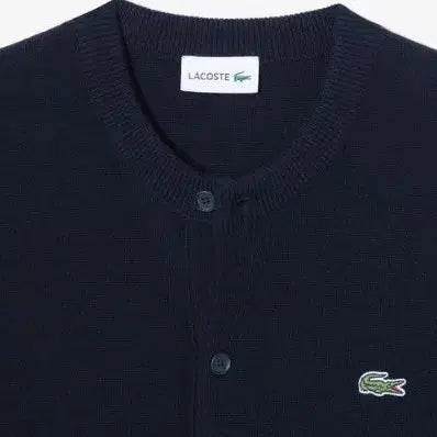 [BUNJANG] Lacoste Round Neck Cardigan Navy Size 100 / 라코스테 라운드 가디건 네이비 100사이즈 판매합니다.