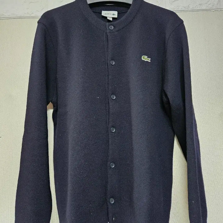 [BUNJANG] Lacoste Round Neck Cardigan Navy Size 100 / 라코스테 라운드 가디건 네이비 100사이즈 판매합니다.