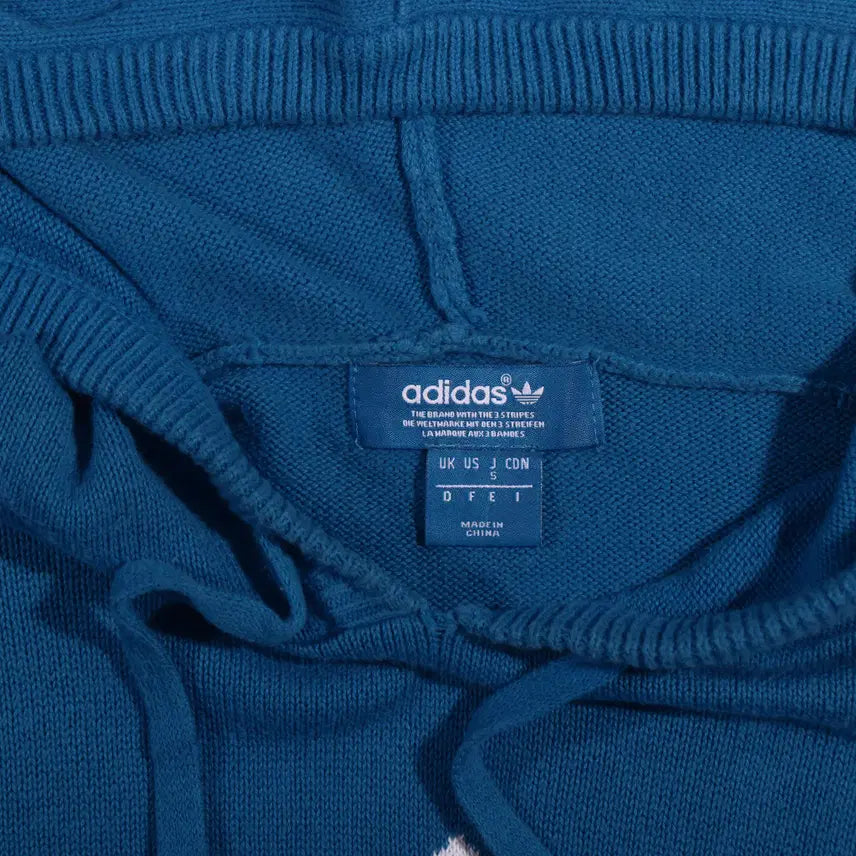 [BUNJANG] Adidas Big Logo Knit Hoodie C692 / 아디다스 빅로고 니트 후드티 C692