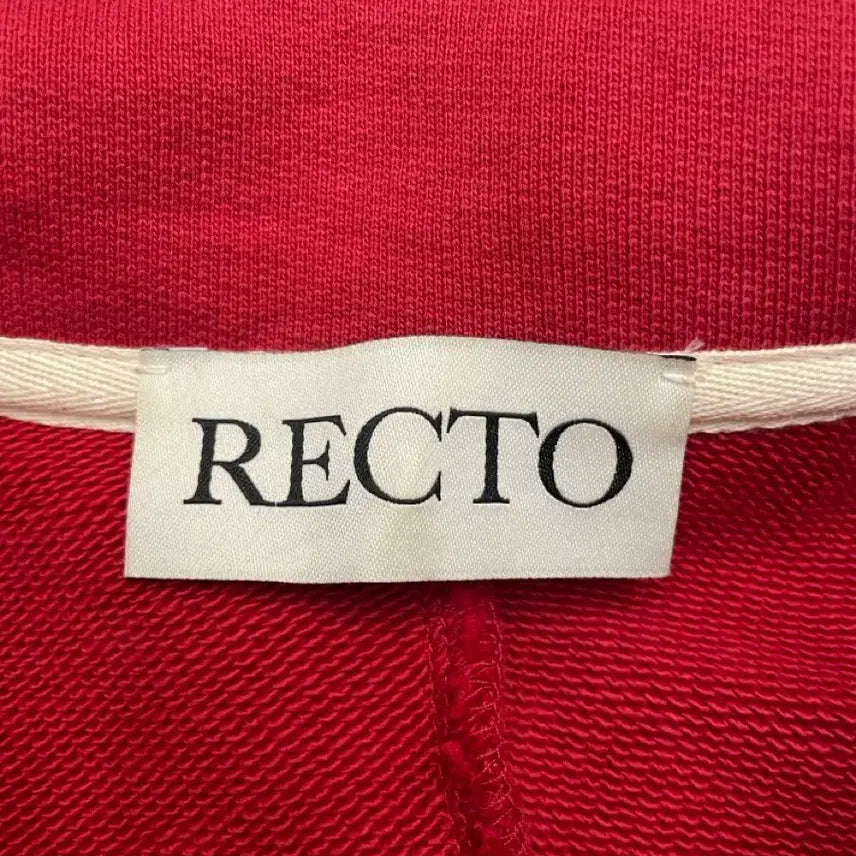 [BUNJANG] RECTO Dashing Collar Polo Shirt - Red / 렉토 대싱 칼라 폴로 레드