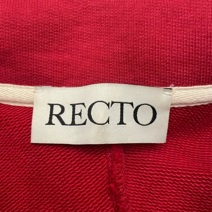 [BUNJANG] RECTO Dashing Collar Polo Shirt - Red / 렉토 대싱 칼라 폴로 레드