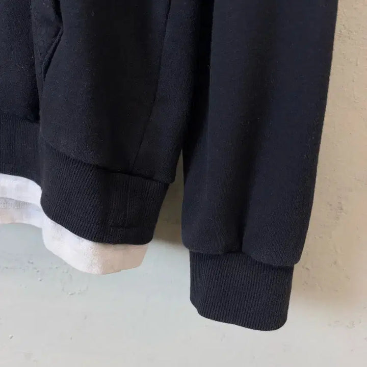 [BUNJANG] Umbro Big Logo Layered Hoodie Black / [M] 엄브로 빅로고 레이어드 후드티 블랙