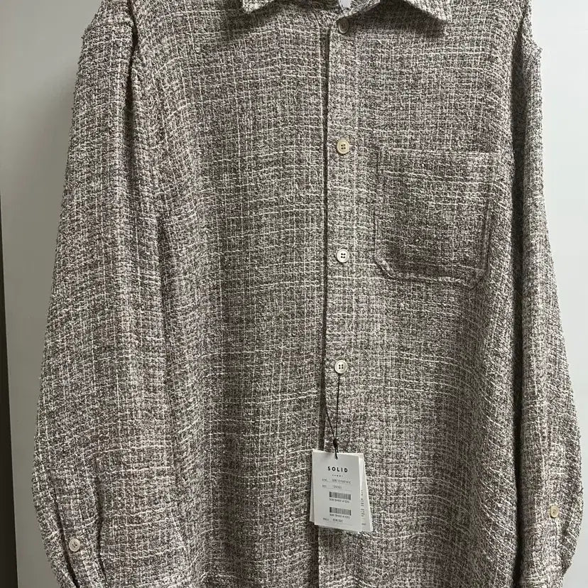 [SOLD OUT] [50] 솔옴 26ss 베이지 트위드 아우터 셔츠