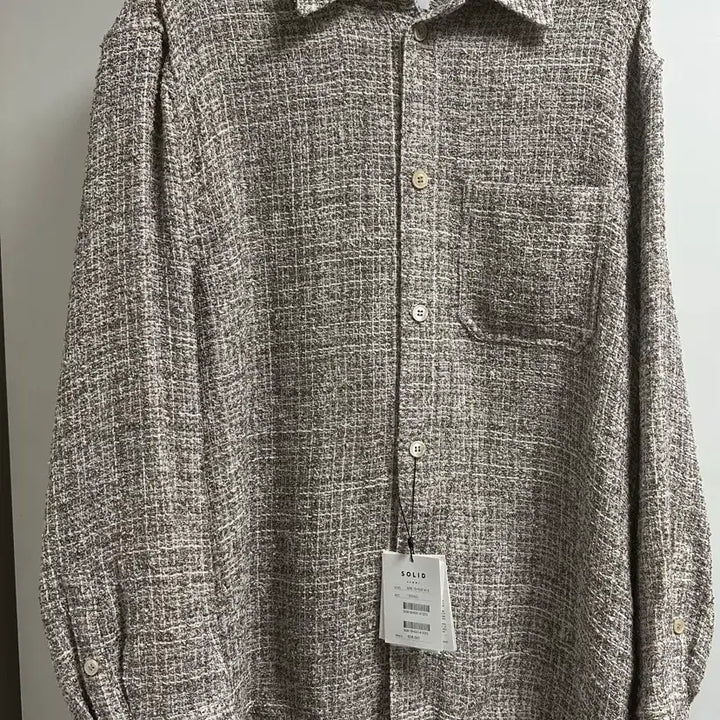 [SOLD OUT] [50] 솔옴 26ss 베이지 트위드 아우터 셔츠