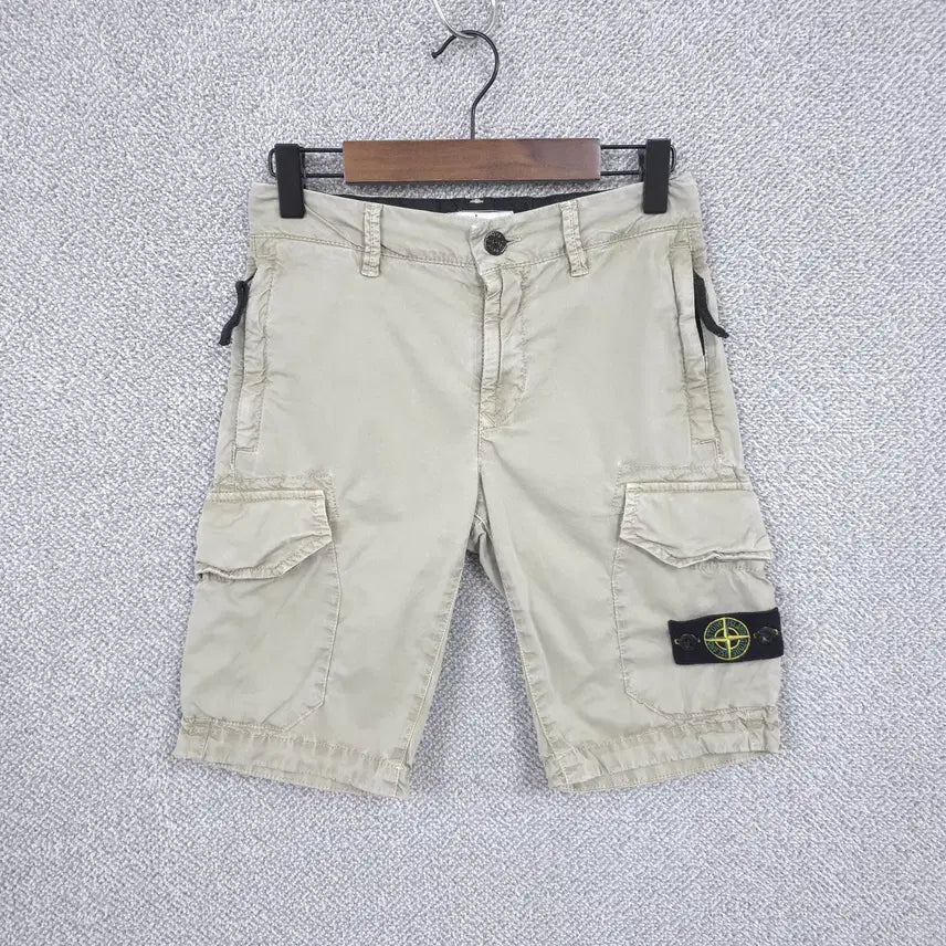 [BUNJANG] Stone Island Genuine Kids Patch Pigment Cotton Spandex Shorts (120-130cm) / 스톤아일랜드 정품 키즈 와펜 피그먼트 스판 반바지 120-130/8-10