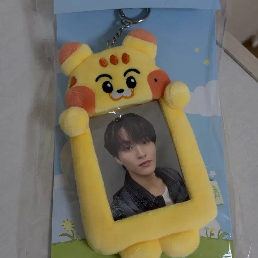 [BUNJANG] Dreamiez Aeong Photocard Holder Keyring / Dreamiez 동물 인형 포토카드홀더키링 애옹 미개봉