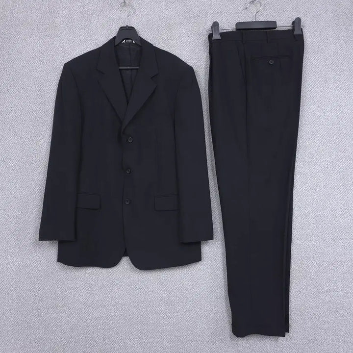 [SOLD OUT] 바쏘(BASSO) 블랙 남성 봄/여름 정장 세트 셋업 103/34