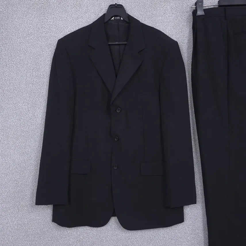 [SOLD OUT] 바쏘(BASSO) 블랙 남성 봄/여름 정장 세트 셋업 103/34
