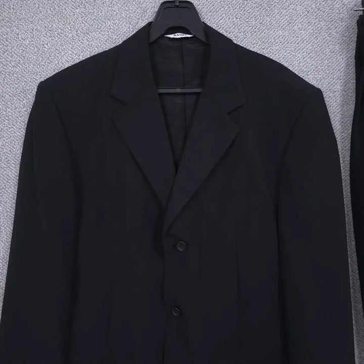 [SOLD OUT] 바쏘(BASSO) 블랙 남성 봄/여름 정장 세트 셋업 103/34