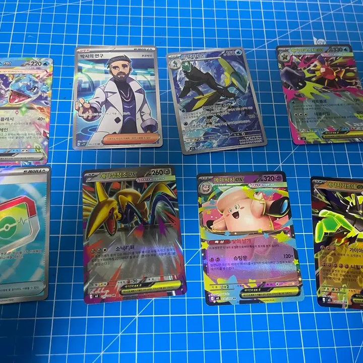 [BUNJANG] Pokemon Mega Aggron EX SAR, RR, AR, SR Bundle Set / 포켓몬 카드 메가아쿠스타 ex sar 포함 RR,AR,Sr 일괄 판매합니