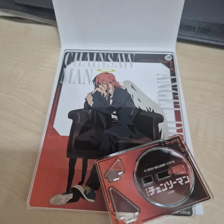 [BUNJANG] Chainsaw Man Reze Arc Angel Devil Acrylic Stand / 극장판 채인소맨 레제편 굿즈 천사의 악마 아크릴